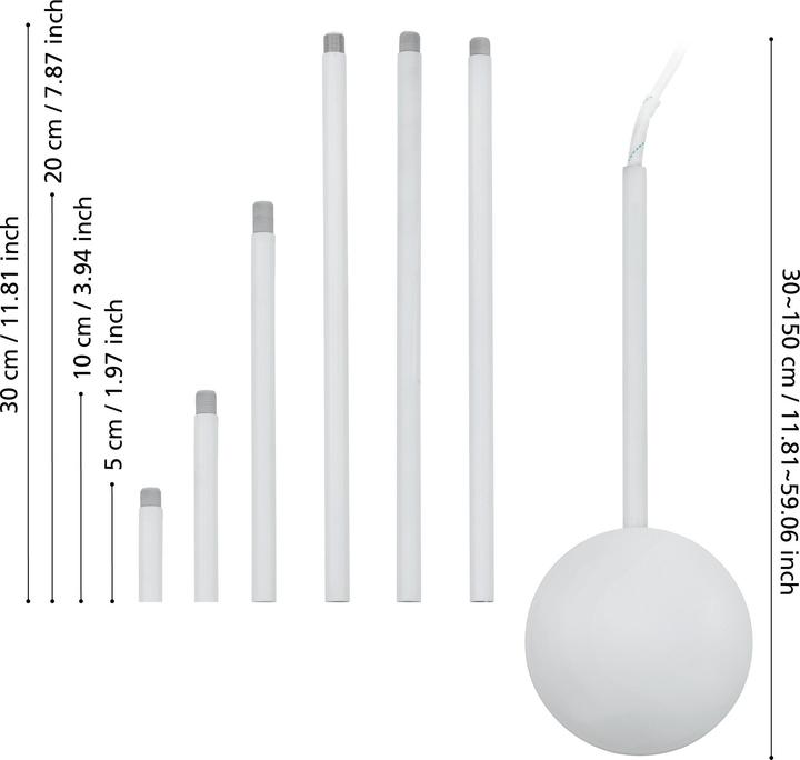 Actual product image EGLO Extension (Duct, 157 cm)