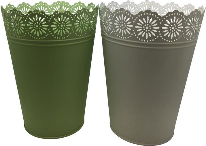 Actual product image GuGus White metal planter (17 cm)