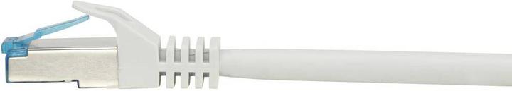 Productafbeelding Renkforce RJ45 netwerkaansluitkabel CAT 6a S/FTP 1 m grijs met vergrendelbare neusbescherming, vlamvertragend (S/STP, CAT6a, 1 m)