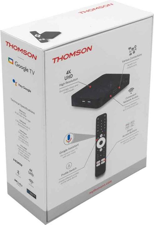 Actual product image Thomson Streaming Box: 4K (8 GB, Android 12)
