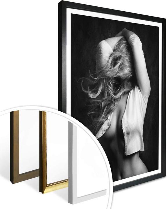 Actual product image Trenddeko Blond hair (60 x 80 cm)