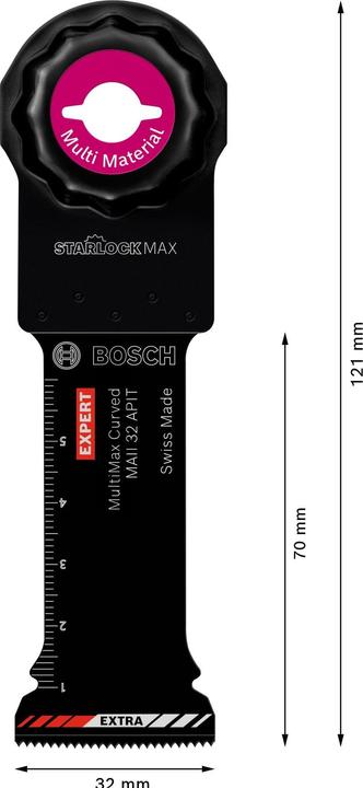 Produktbild Bosch Professional Zubehör EXPERT MultiMax MAII 32 APIT Blatt für Multifunktionswerkzeuge, 32 mm