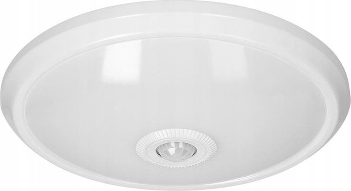 Orno ZONDA LED 16W, Deckenleuchte mit Bewegungssensor, 1100lm, IP20, 4000K, opales Polycarbonat, weiss