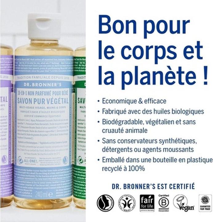 Actual product image Dr. Bronner's 18-IN-1 Baby Mild (Liquid soap, 945 ml)