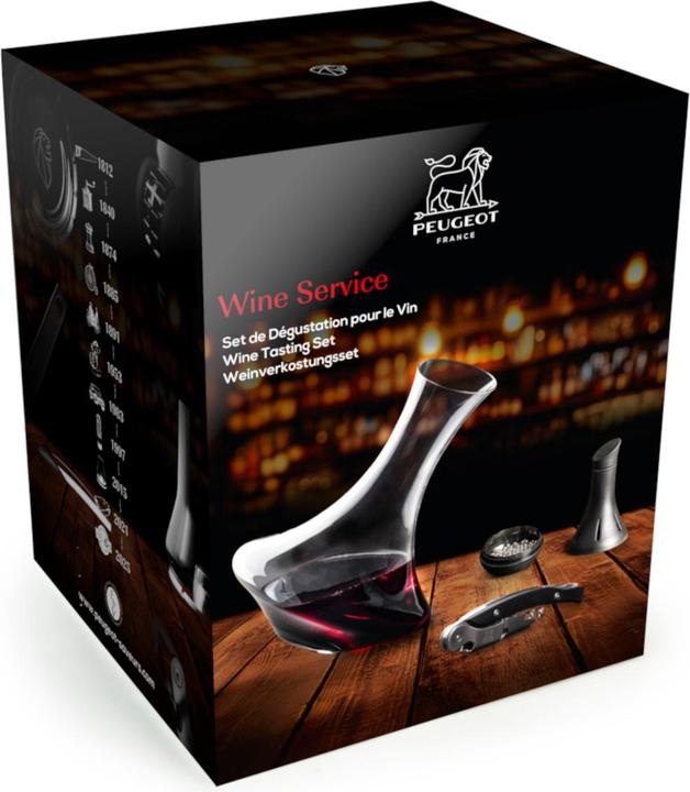 Actual product image Peugeot WINE SERVICE Weinverkostungsset 4tlg (Wine pourer)