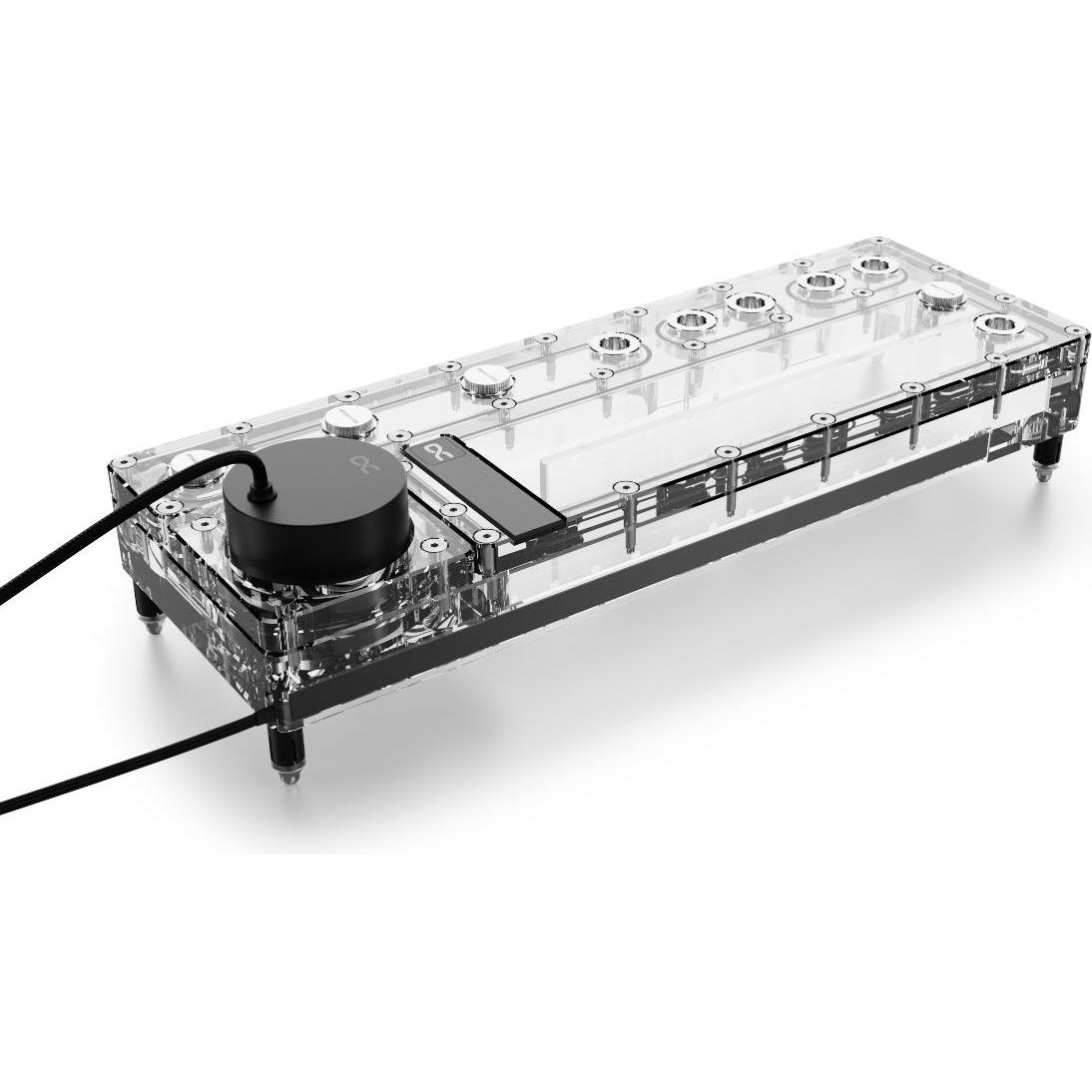 Alphacool Core Distro Plate 360 Links mit VPP Pumpe, Wasserkühlung Ausgleichsbehälter