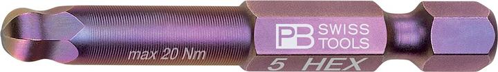 Actual product image PB Swiss Tools Hexagon socket bit PB E6.212 size 5 (Allen screw)