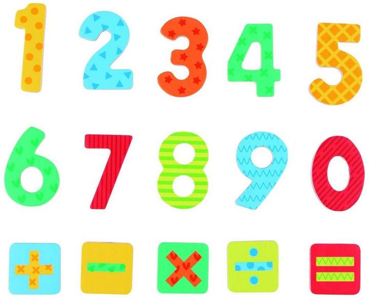 Actual product image Spielba Zahlen magnetisch 60 Stk. (60 x)