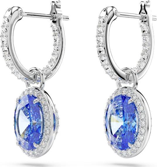 Produktbild Swarovski Constella Drop Ohrhänger Oval Schliff Blau (Metall)