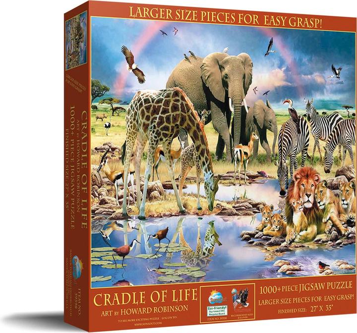 Immagine prodotto Sunsout Puzzle 1000 pezzi Howard Robinson - Culla della vita (1000 pezzi)