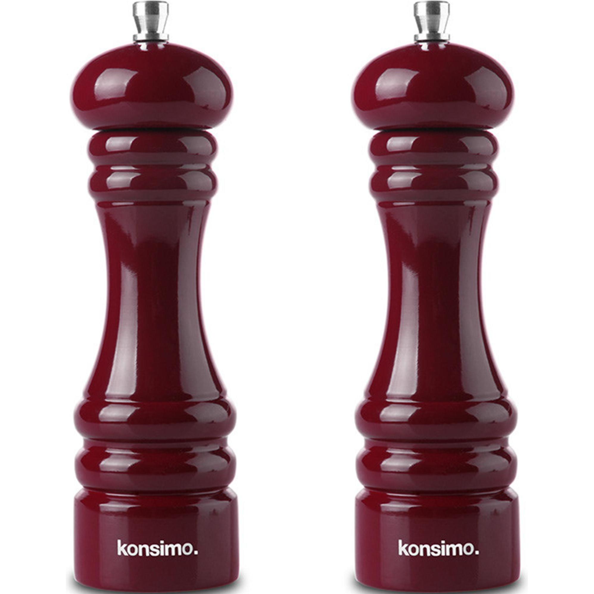 Thumbnail - Konsimo Milos, Pfeffermühle + Salzmühle, Rot