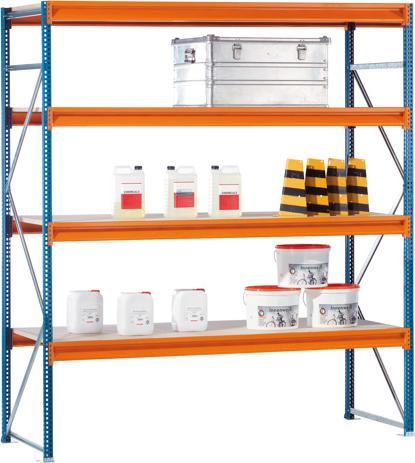 Image du produit Schulte Lagertechnik Etagère de base W100 avec panneaux d'aggloméré