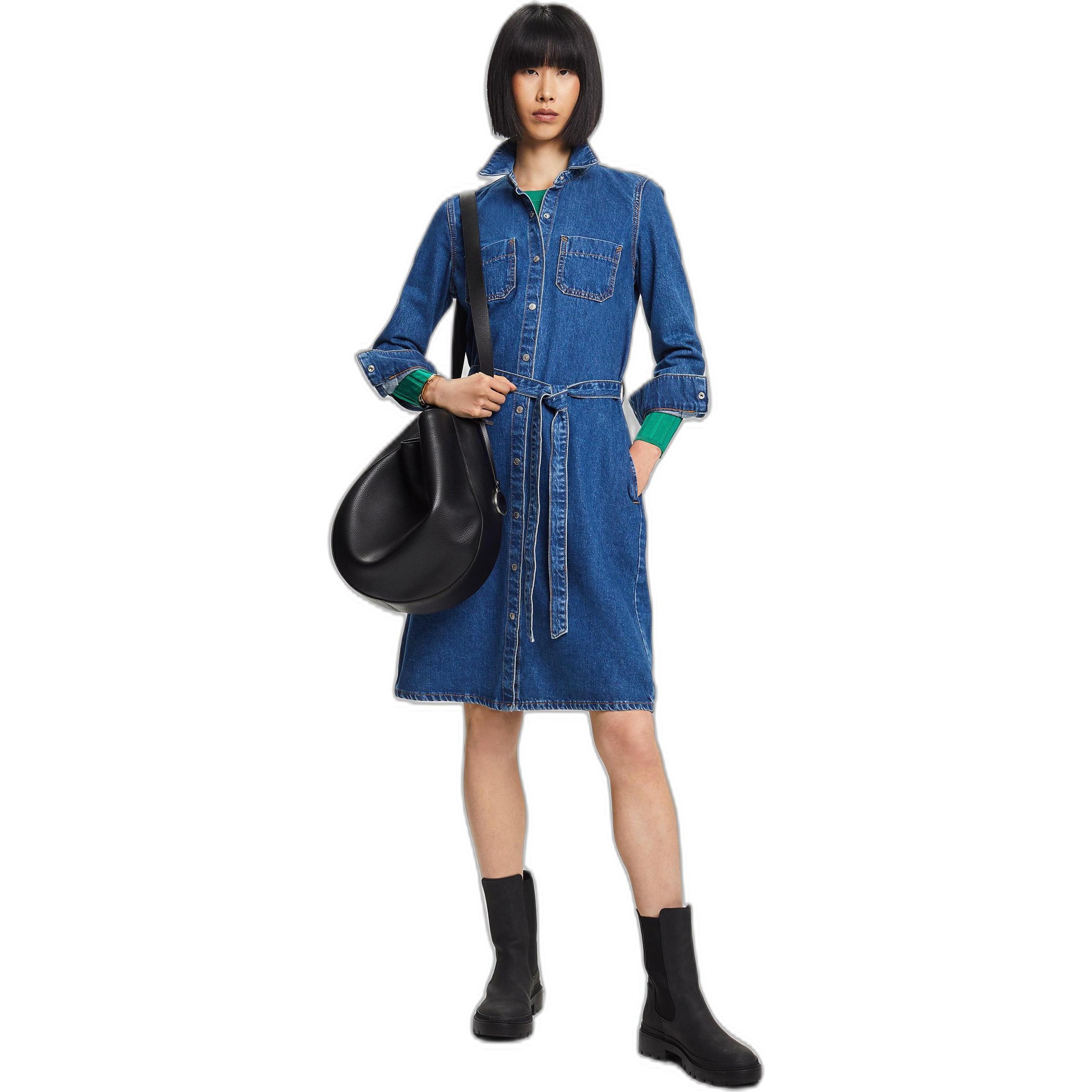 Thumbnail - Esprit, Damen, Kleider, kleid rcs, Blau, (M)