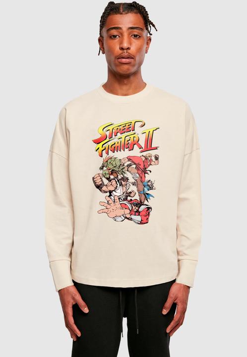 Produktbild Merchcode Streetfighter 2 - Group Graphic Oversize Longsleeve - 197713 (XL)