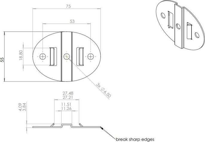 Actual product image Ubiquiti NanoBeam M mounting kit (Mounting kit)