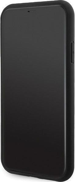 Produktbild Guess GUHMN61G4GFRK iPhone 11 6.1" / Xr czarny/black hardcase 4G Collection Leather Metal Logo MagSa (Apple iPhone 11, Apple iPhone XR)