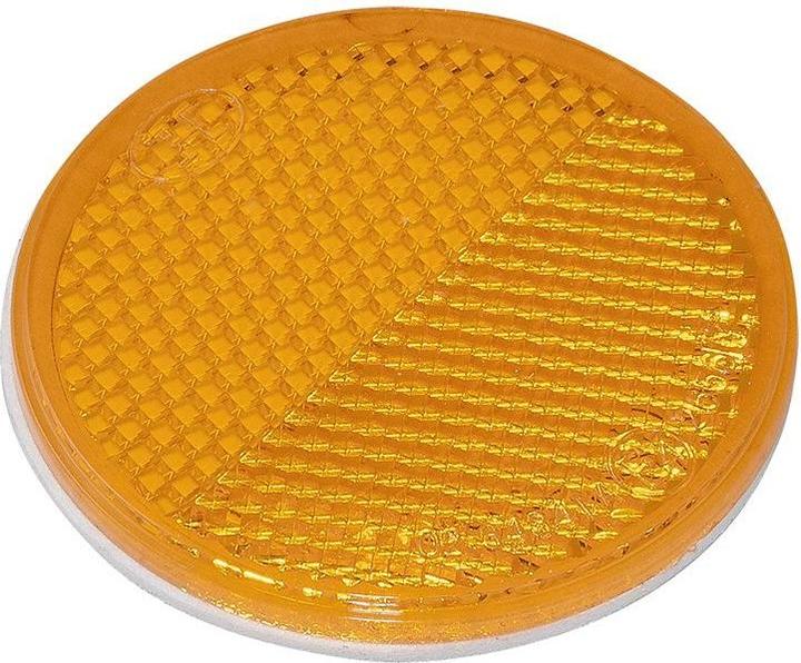 Immagine prodotto ProPlus Riflettore arancione 60mm autoadesivo 2 pezzi in blister