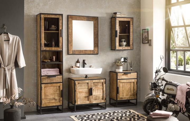 Immagine prodotto SIT Möbel Mobile da bagno Sidney nero naturale (67 x 42 x 62 cm)