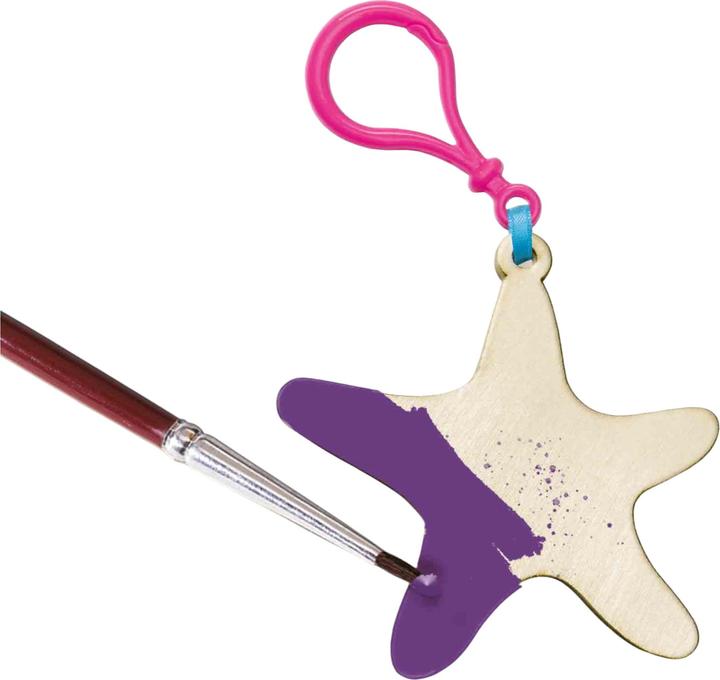 Actual product image Ses Diamond Painting - wooden keychain