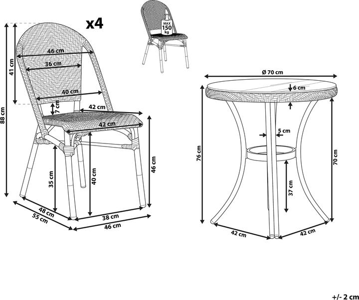 Produktbild Beliani Rifreddo