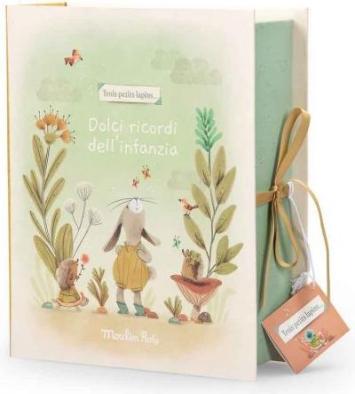 Image du produit Moulin Roty Coffret cadeau de naissance Trois Petits Lapins(Italien)