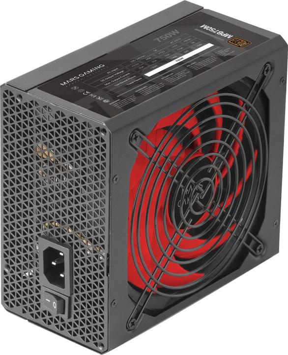 Produktbild Mars Gaming MPB750M Netzteil 750 W 20+4 pin ATX ATX Schwarz (750 W)