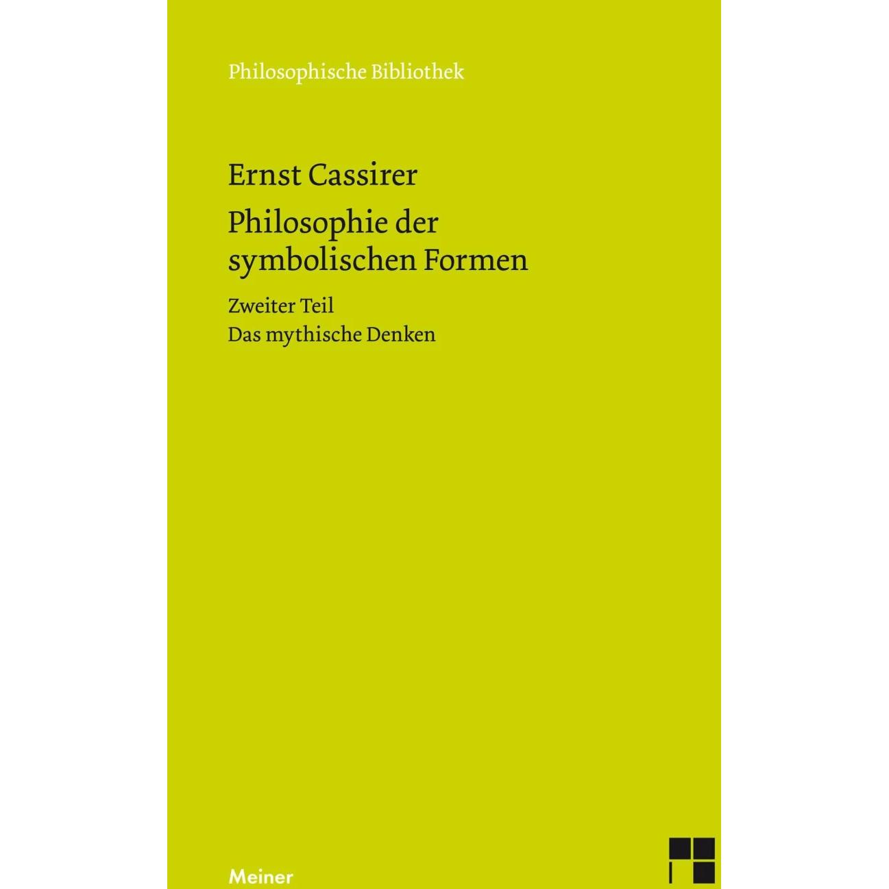 Philosophie der symbolischen Formen, Fachbücher von Ernst Cassirer