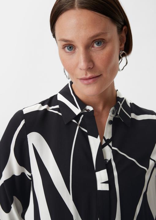 Image du produit Comma Kleid Kleid aus Viskose mit All-over-Print (32)
