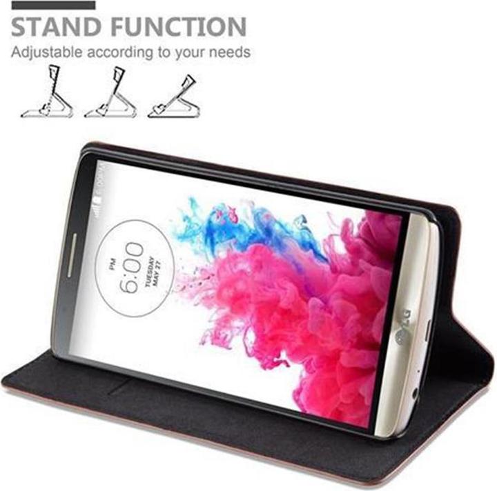 Produktbild Cadorabo Book Invisible Magnet Cover (LG G3)