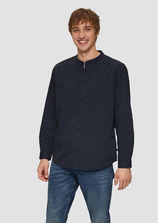 Actual product image S.Oliver Hemd Regular Fit: Gewaschenes Hemd mit Stickerei (L)