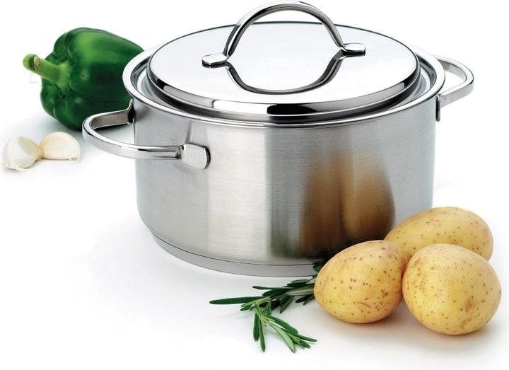 Produktbild Demeyere Kochtopf Resto mit Deckel (Kochtopf, Edelstahl, 16 x 7.50 cm)