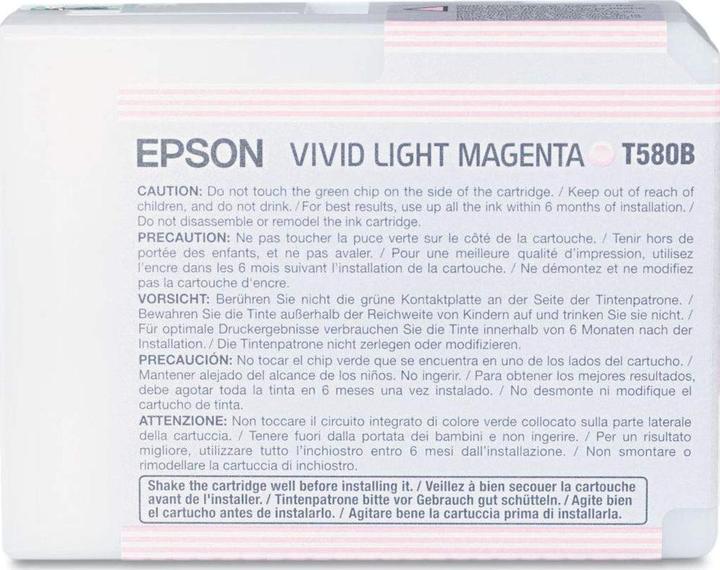 Actual product image Epson T580b (LM)