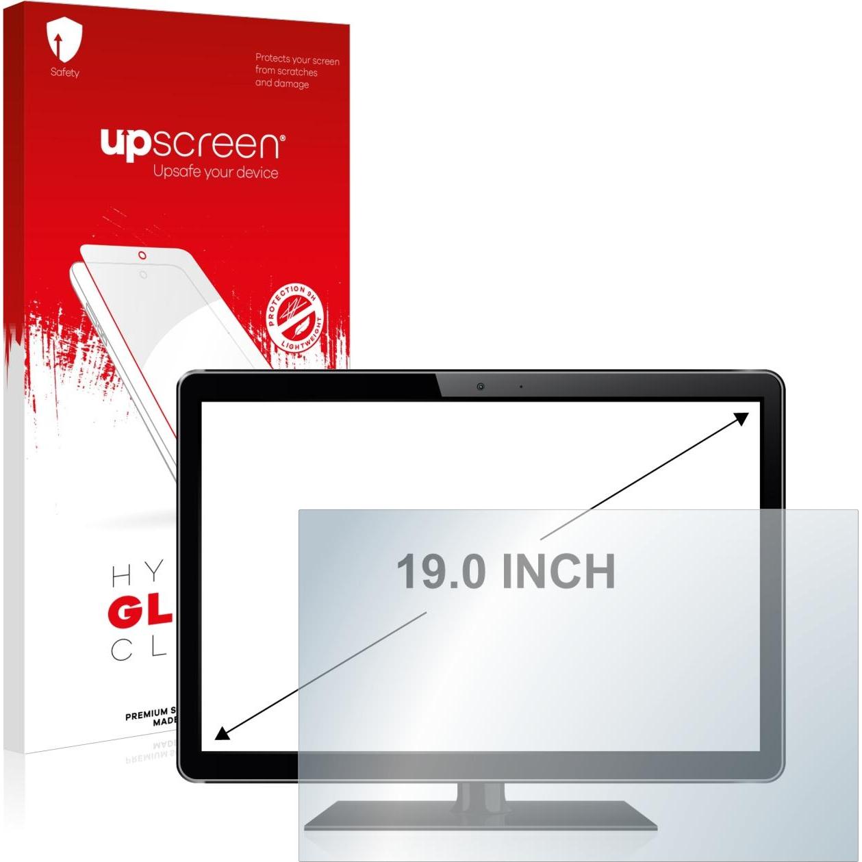 upscreen Scratch Shield Panzerglasfolie (19", 4 : 3), Monitor Schutzfolie