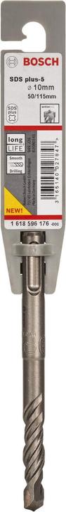 Produktbild Bosch Professional Zubehör Hammerbohrer SDS plus-5, 10 x 50 x 115 mm (10 mm)