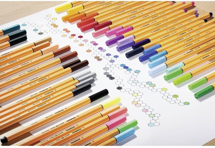 Produktbild STABILO point 88 Fineliner (Mehrfarbig, 10 x)