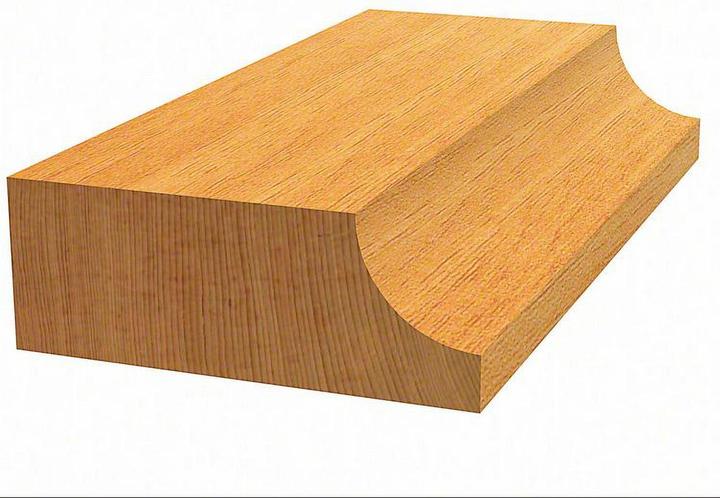 Produktbild Bosch Professional Zubehör Hohlkehlenfräser, 1/4-Zoll, R1 6,3 mm, D 25,4 mm, L 12,7 mm, G 54 mm