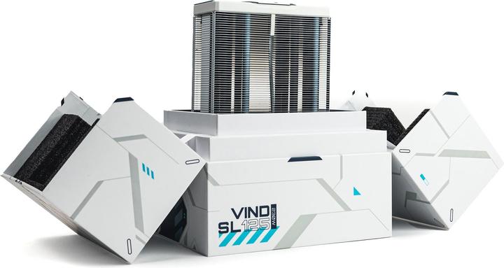 Produktbild Valkyrie Chłodzenie CPU Vind SL125 Białe (158 mm)