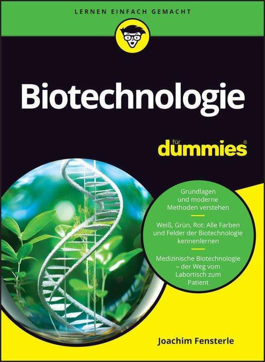 Produktbild Biotechnologie für Dummies (Deutsch, Joachim Fensterle, 2024)