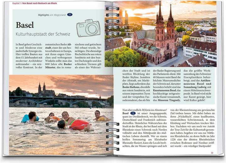 Produktbild RadReiseFührer Rheinradweg von Basel bis Mainz (Deutsch, Julia Bihar, 2022)