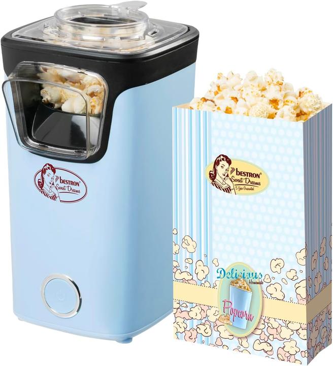 Actual product image Bestron Popcorn maker, blue
