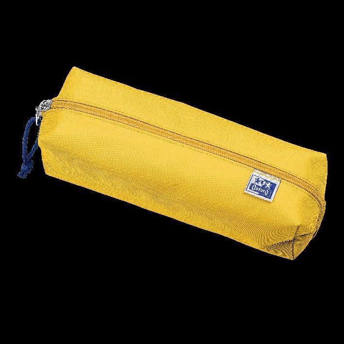 Oxford, Etui, Schlamper-Etui, Polyester, rechteckig, groá, gelb