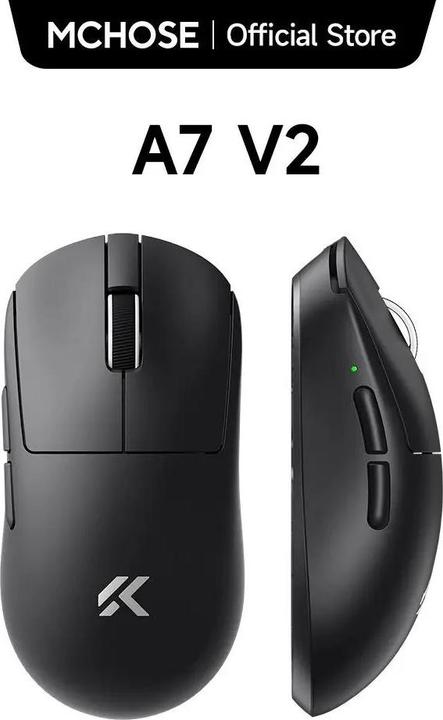 Productafbeelding Mchose A7 V2 Pro Plus Lightweight Gaming Mouse Tri-Mode White (Bedraad, Draadloze)