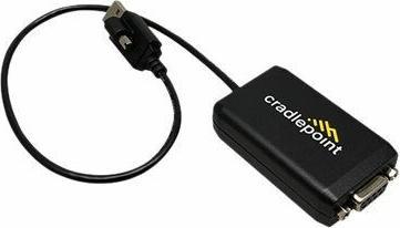 Cradlepoint Extnsib Cbl RS232 DB9 to Screw Lock USB (0.40 m, VGA)