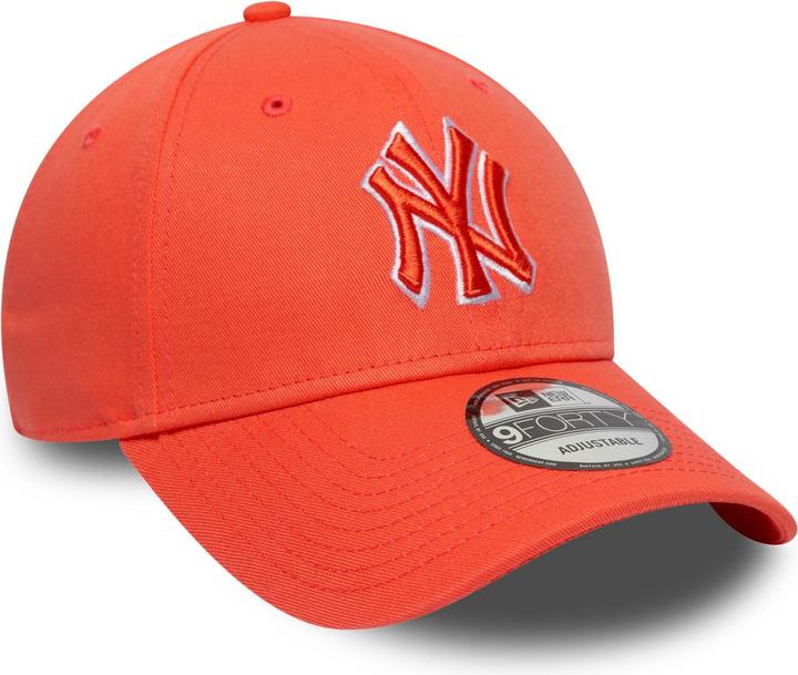 Image du produit New Era 9Forty Strapback Cap Outline New York Yankees Orange