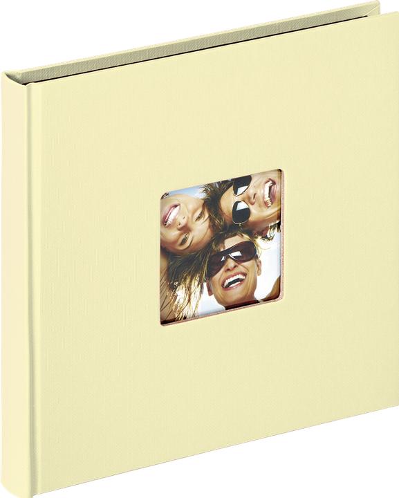 Produktbild Walther Design Fun creme 18x18 30 schwarze Seiten Buch FA199H (18 x 18 cm)