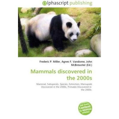 Mammals discovered in the 2000s, Fachbücher