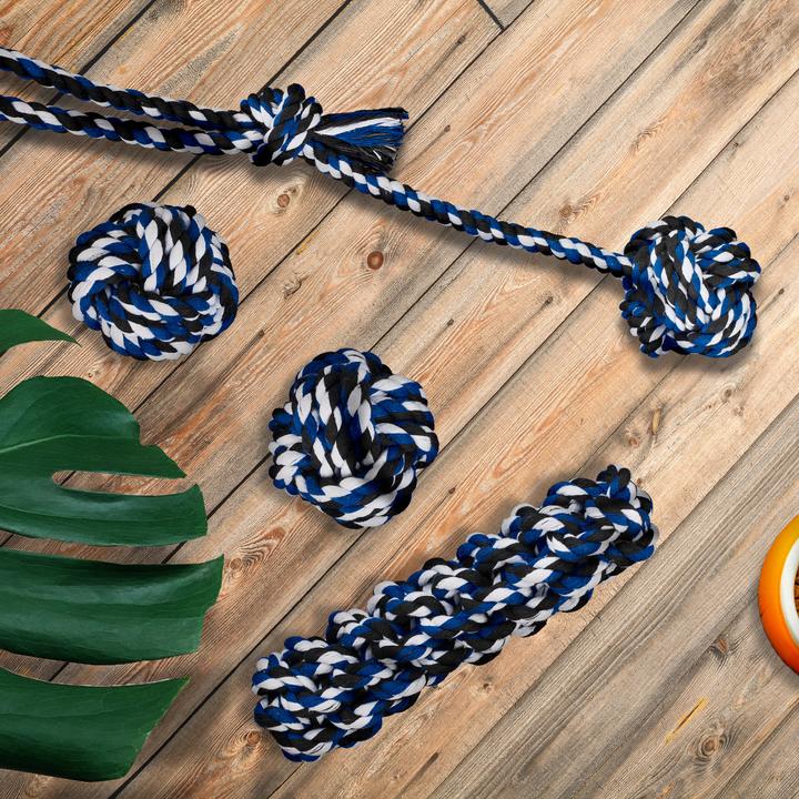 Immagine prodotto Relaxdays Set di giocattoli per cani (Cane giocattolo da tiro)