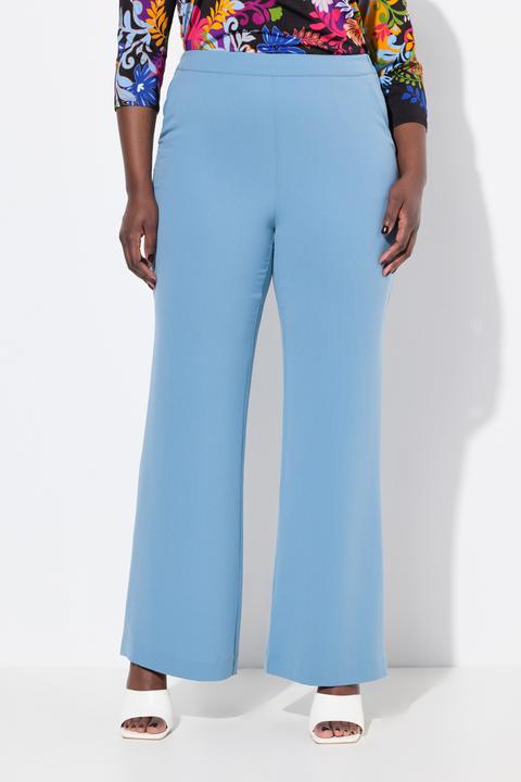 Immagine prodotto Ulla Popken Pantaloni con taglio della gamba ampio e dritto e cintura elastica (52)