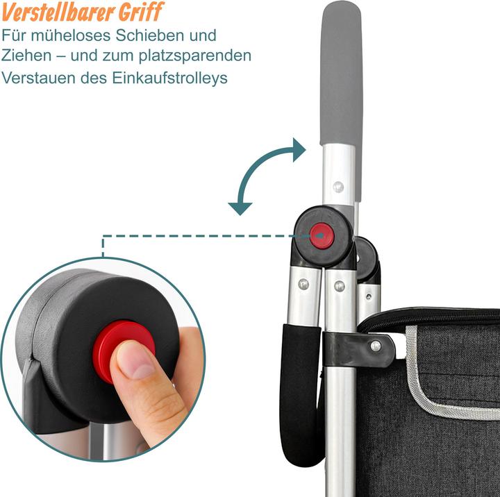 Produktbild Relaxdays Einkaufstrolley