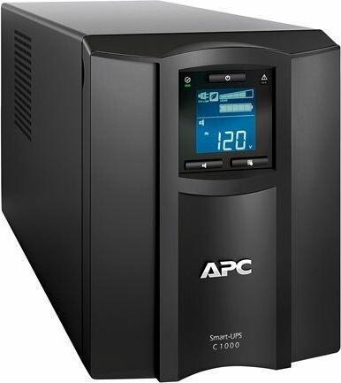 APC Smart-UPS C 1000VA LCD 230V with Sma (1000 VA, 600 W, Line-interactive UPS)